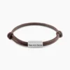 Bracelet Randal Acier Blanc Lapis Lazuli