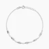 Bracelet Raska Argent Blanc