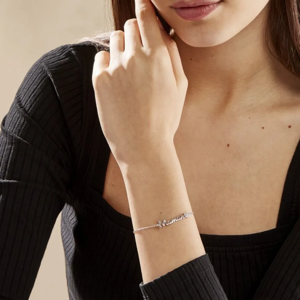 Bracelet Rera Argent Blanc Oxyde De Zirconium