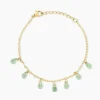 Bracelet Ria Acier Jaune Pierre De Synthese