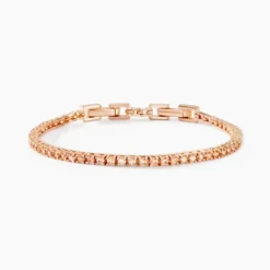 Bracelet Rio Argent Rose Oxyde De Zirconium