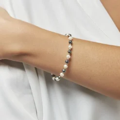 Bracelet Saida Or Jaune Perle De Culture