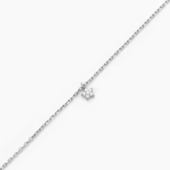 Bracelet Saya Argent Blanc Oxyde De Zirconium