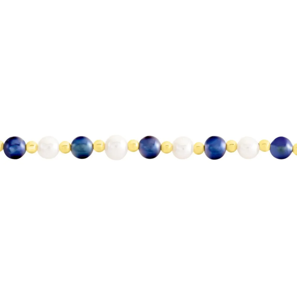 Bracelet Selsabile Or Jaune Perle De Culture