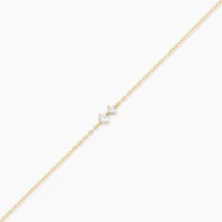 Bracelet Serenya Or Jaune Diamant Synthétique