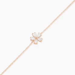 Bracelet Siriana Argent Rose Oxyde De Zirconium