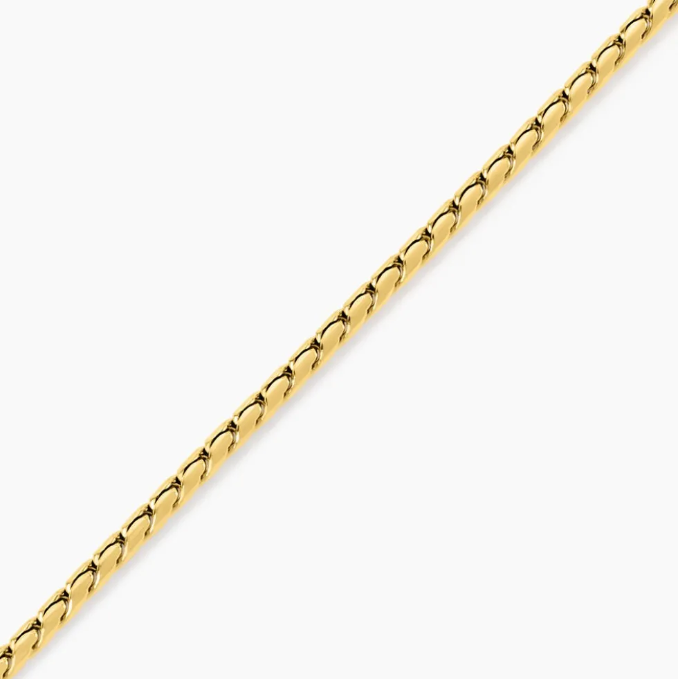 Bracelet Sloane Acier Jaune