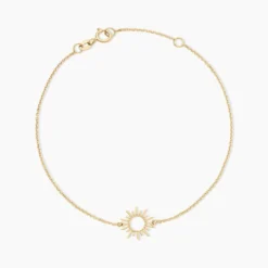 Bracelet Soleil Eternel Or Jaune