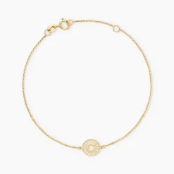 Bracelet Soleil Eternel Or Jaune