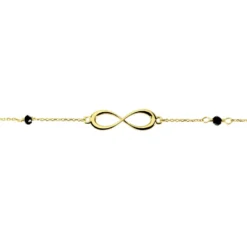 Bracelet Spya Infini Or Jaune Spinelle