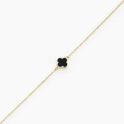 Bracelet Stellya Or Jaune Onyx