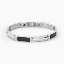 Bracelet Street Acier Blanc
