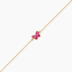 Bracelet Sulivia Papillon Or Jaune