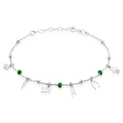 Bracelet Suzanna Argent Blanc