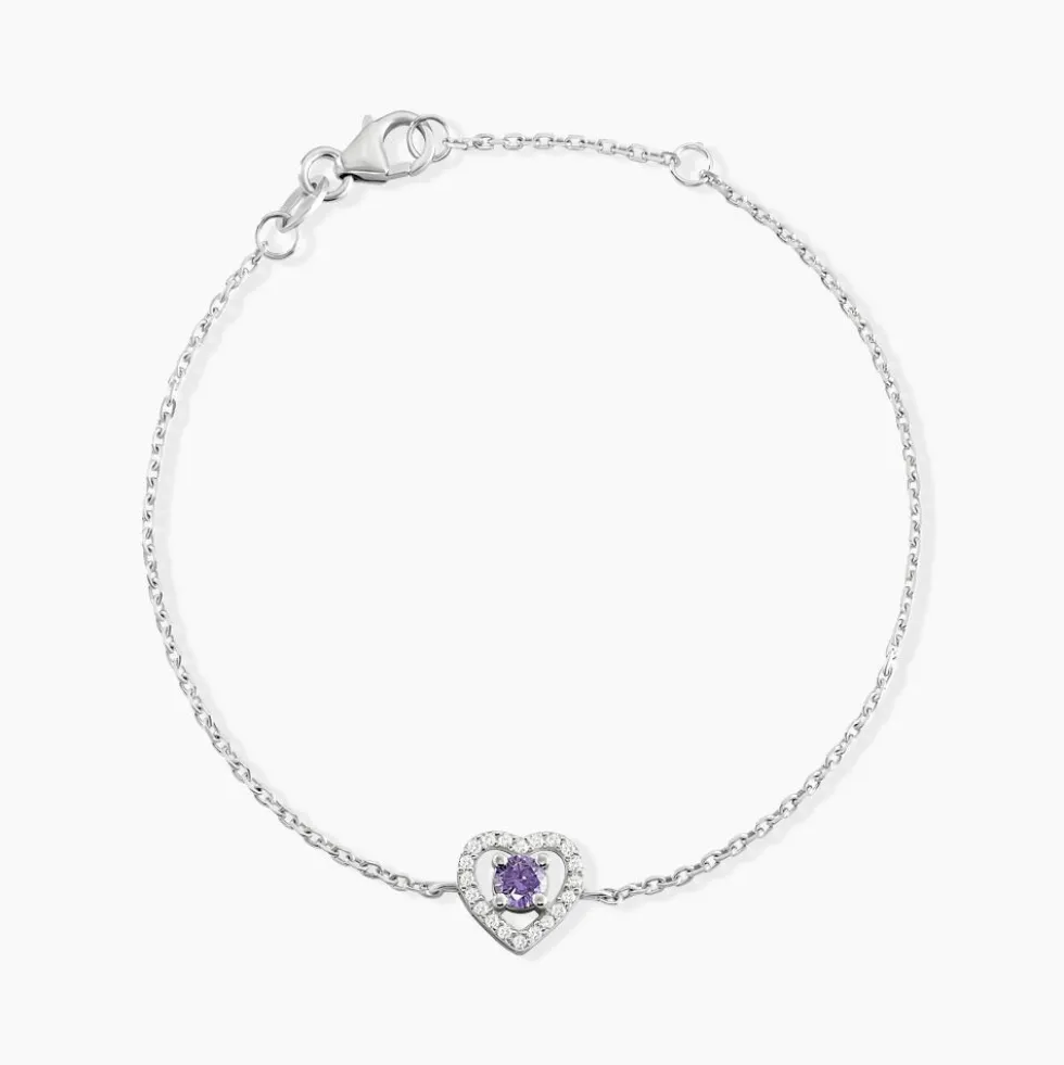 Bracelet Suzon Argent Blanc Oxyde De Zirconium