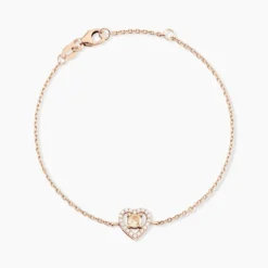 Bracelet Suzon Argent Rose Oxyde De Zirconium