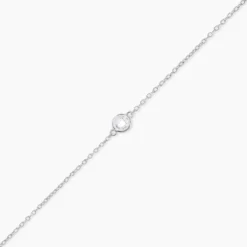 Bracelet Sylvette Argent Blanc Oxyde De Zirconium