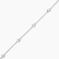 Bracelet Sylvette Argent Blanc Oxyde De Zirconium