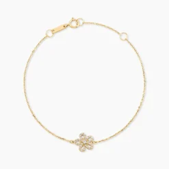 Bracelet Talie Or Jaune Oxyde De Zirconium