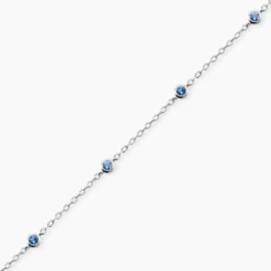 Bracelet Thesee Argent Blanc Oxyde De Zirconium