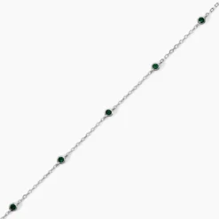 Bracelet Thesee Argent Blanc Spinelle