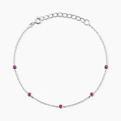 Bracelet Thesee Argent Blanc Oxyde De Zirconium