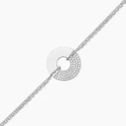 Bracelet Thémis Argent Blanc Oxyde De Zirconium