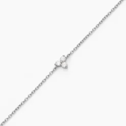 Bracelet Thylane Argent Blanc Oxyde De Zirconium