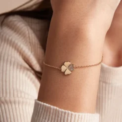 Bracelet Timotha Plaqué Or Jaune Oxyde De Zirconium
