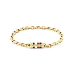Bracelet Tommy Hilfiger Bruce Chain Acier Jaune