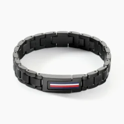 Bracelet Tommy Hilfiger Mason Acier Noir