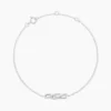 Bracelet Ursulla Or Blanc Diamant