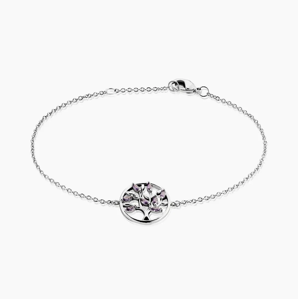 Bracelet Venka Argent Blanc Oxyde De Zirconium