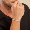 Bracelet Vicenzo Acier Blanc