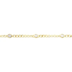 Bracelet Vienne Or Jaune Oxyde De Zirconium