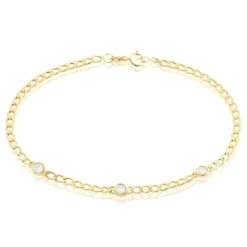 Bracelet Vienne Or Jaune Oxyde De Zirconium
