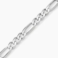 Bracelet Vivian Maille Alternee 1/3 Argent Blanc