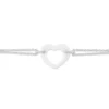 Bracelet Vivianne Argent Blanc Oxyde De Zirconium Et Céramique