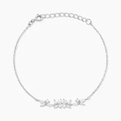 Bracelet Wanda Argent Blanc Oxyde De Zirconium