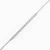 Bracelet Whitney Argent Blanc Oxyde De Zirconium