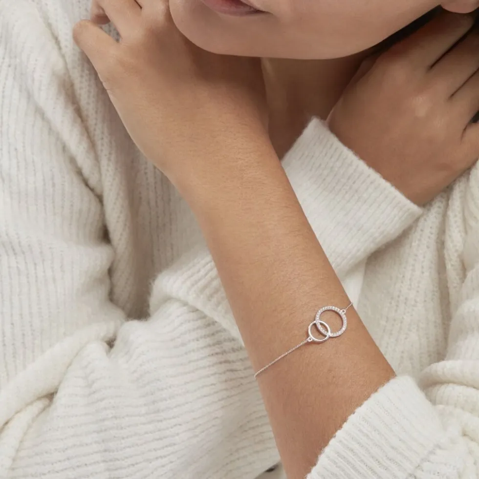 Bracelet Yalaz Argent Blanc Oxyde De Zirconium