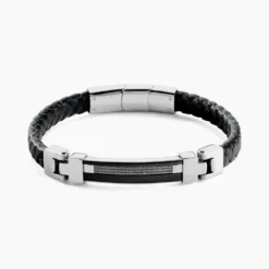 Bracelet Yannick Acier Blanc