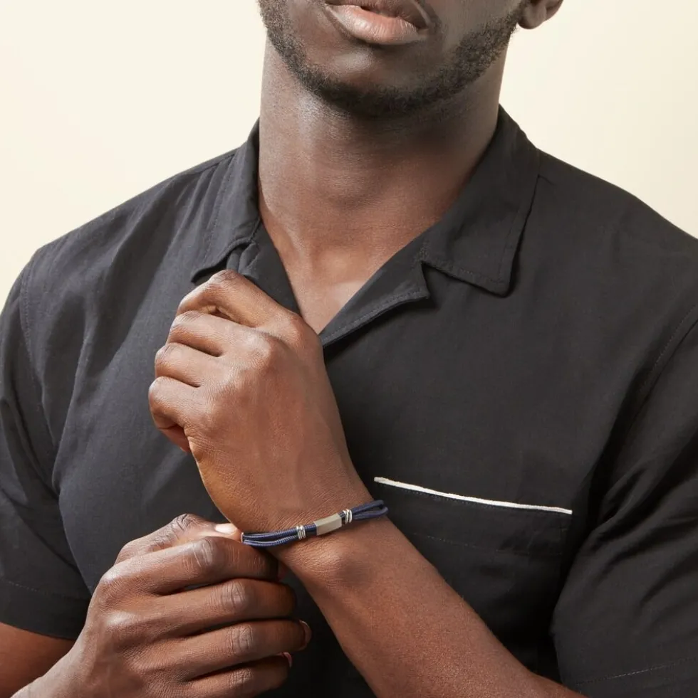 Bracelet Yannik Acier Blanc