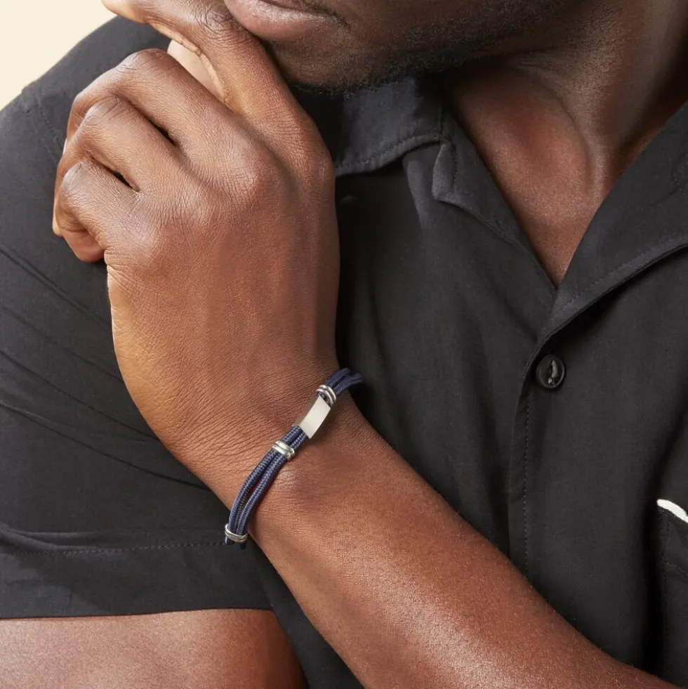 Bracelet Yannik Acier Blanc