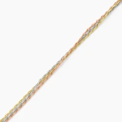 Bracelet Ylsa Argent Tricolore