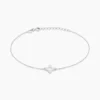 Bracelet Ysalis Argent Blanc