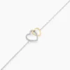 Bracelet Ysma Or Jaune Argent Blanc Oxyde De Zirconium