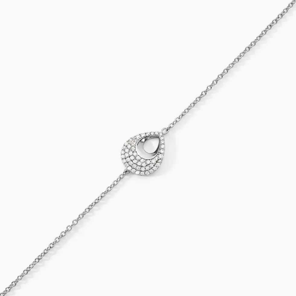 Bracelet Zalia Argent Blanc Oxyde De Zirconium
