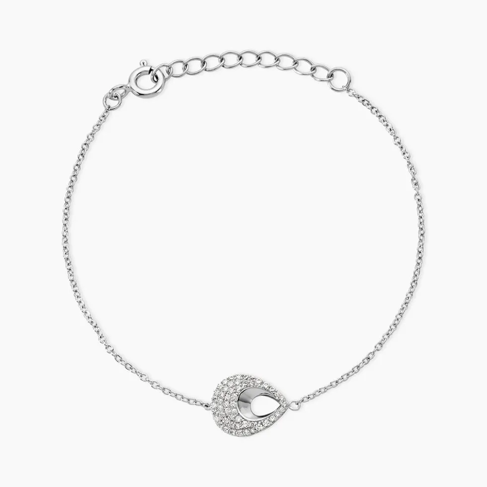 Bracelet Zalia Argent Blanc Oxyde De Zirconium