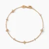 Bracelet Ziha Plaqué Or Jaune Oxyde De Zirconium